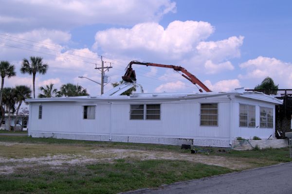 Mobile Home Demolition in Clifton Park