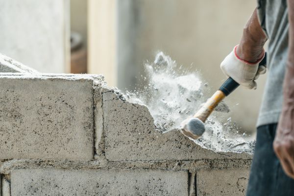 Block Wall Demolition in Clifton Park